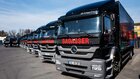 Lkws aus dem Fuhrpark der Firma Sagasser