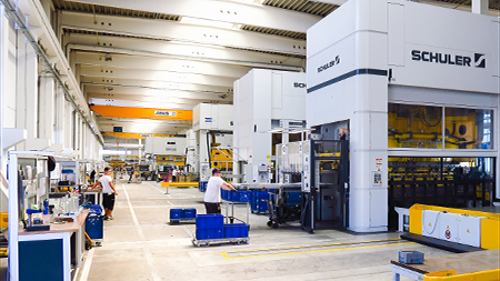 Maschinenhalle bei Martin Metallbau